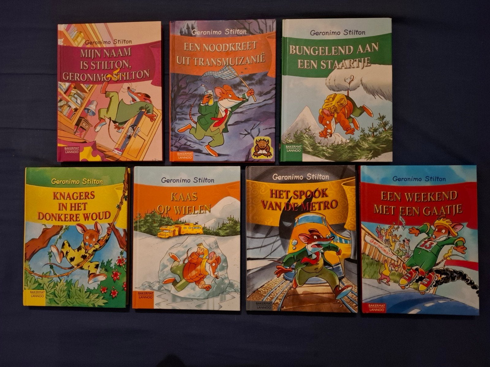Geronimo Stilton 7 boeken pakket, Boeken, Ophalen of Verzenden, Zo goed als nieuw, Fictie algemeen