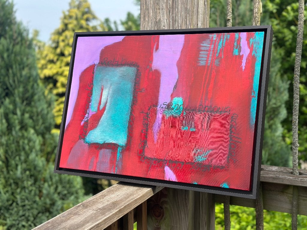Tableau art contemporain, Antiquités & Art, Art | Peinture | Moderne, Enlèvement