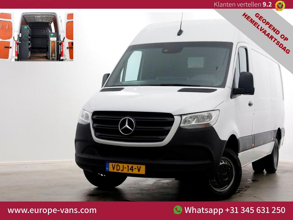 Mercedes-Benz Sprinter 516 CDI 163pk E6 L2H2 Airco/Inrichtin, Auto's, Bestelwagens en Lichte vracht, 213 g/km, Wit, Mercedes-Benz