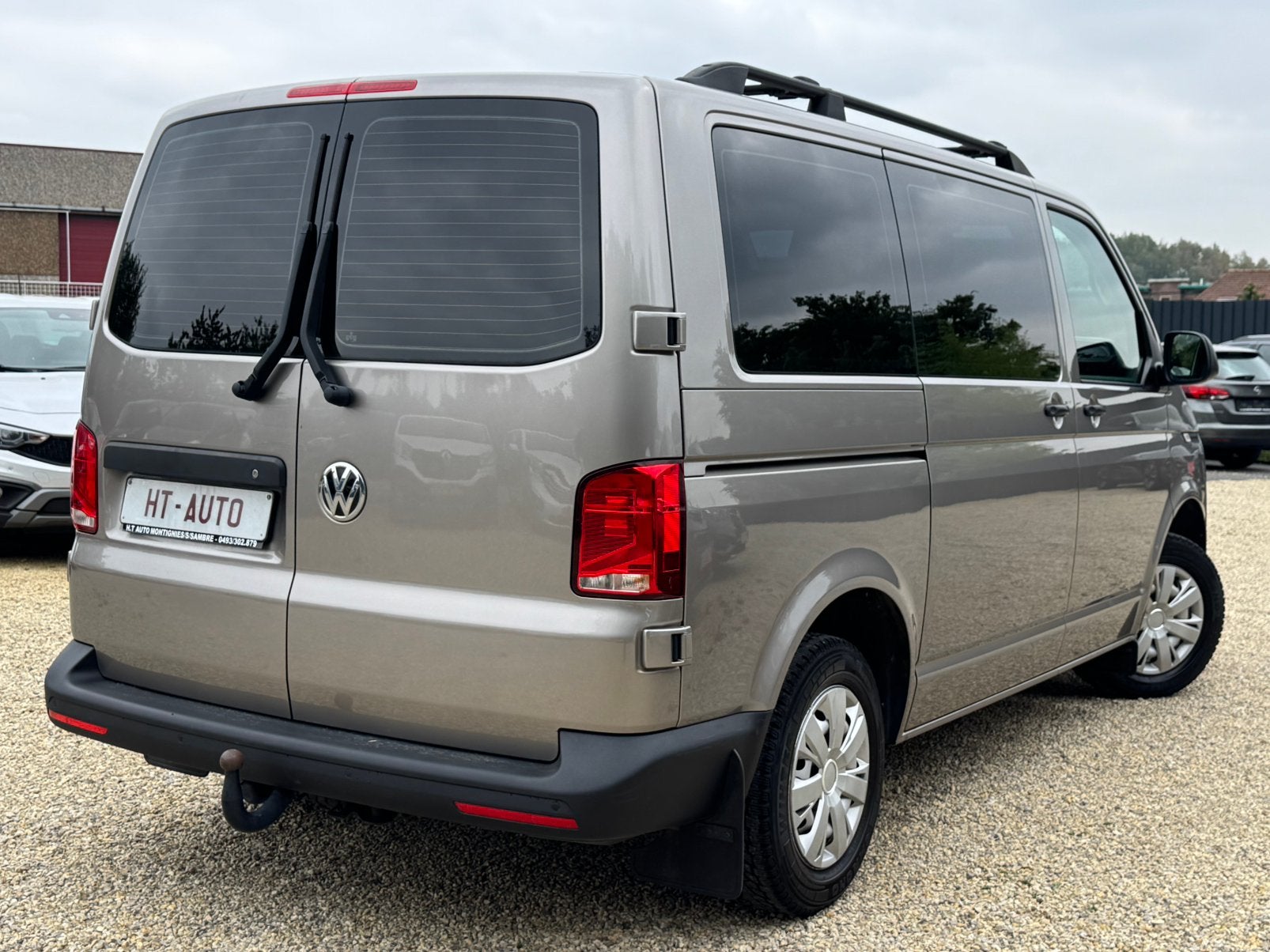 Volkswagen Transporter 2.0 TDi/5 Places/Double Cabine/Utili!, Autos, Argent ou Gris, Entreprise, Entretenue par le concessionnaire