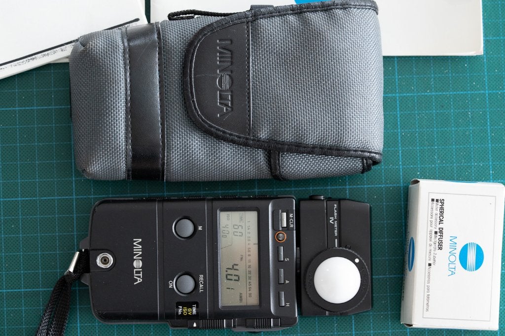 Minolta Flash Meter IV lichtmeter, Ophalen of Verzenden, Gebruikt, Overige typen