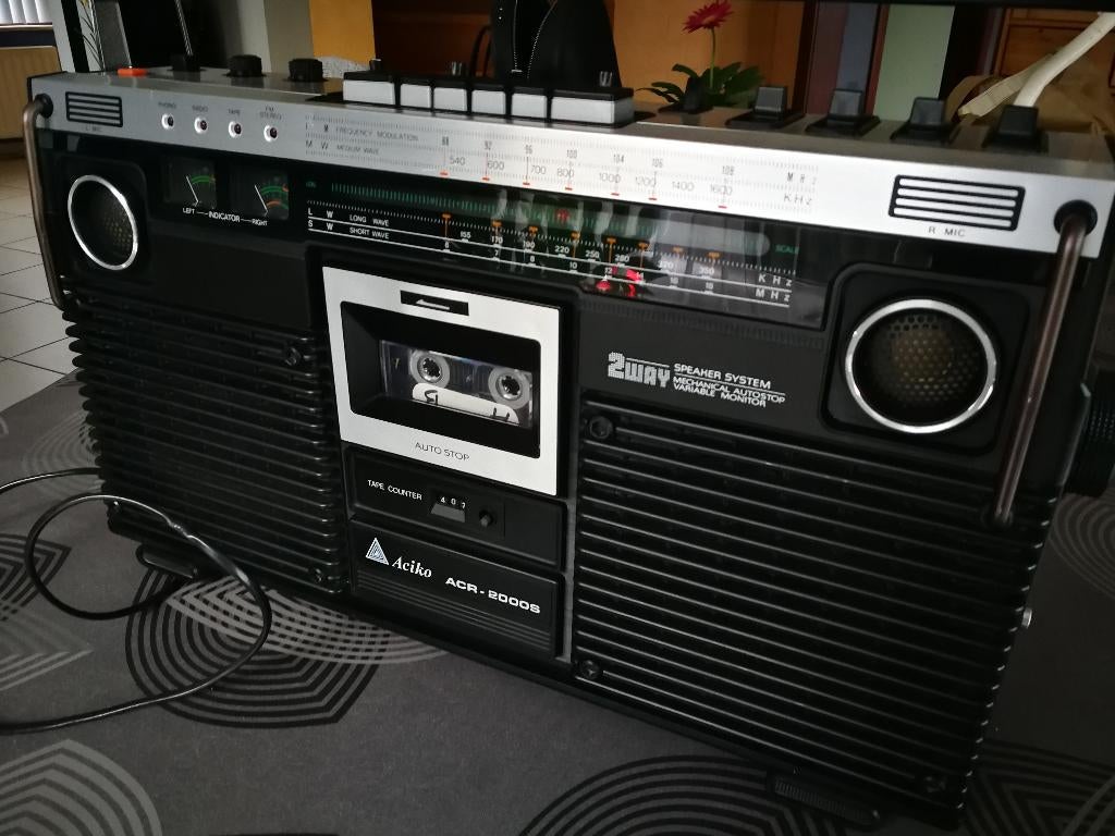 ghettoblaster Aciko ACR-2000S, Enlèvement, Utilisé, Radio