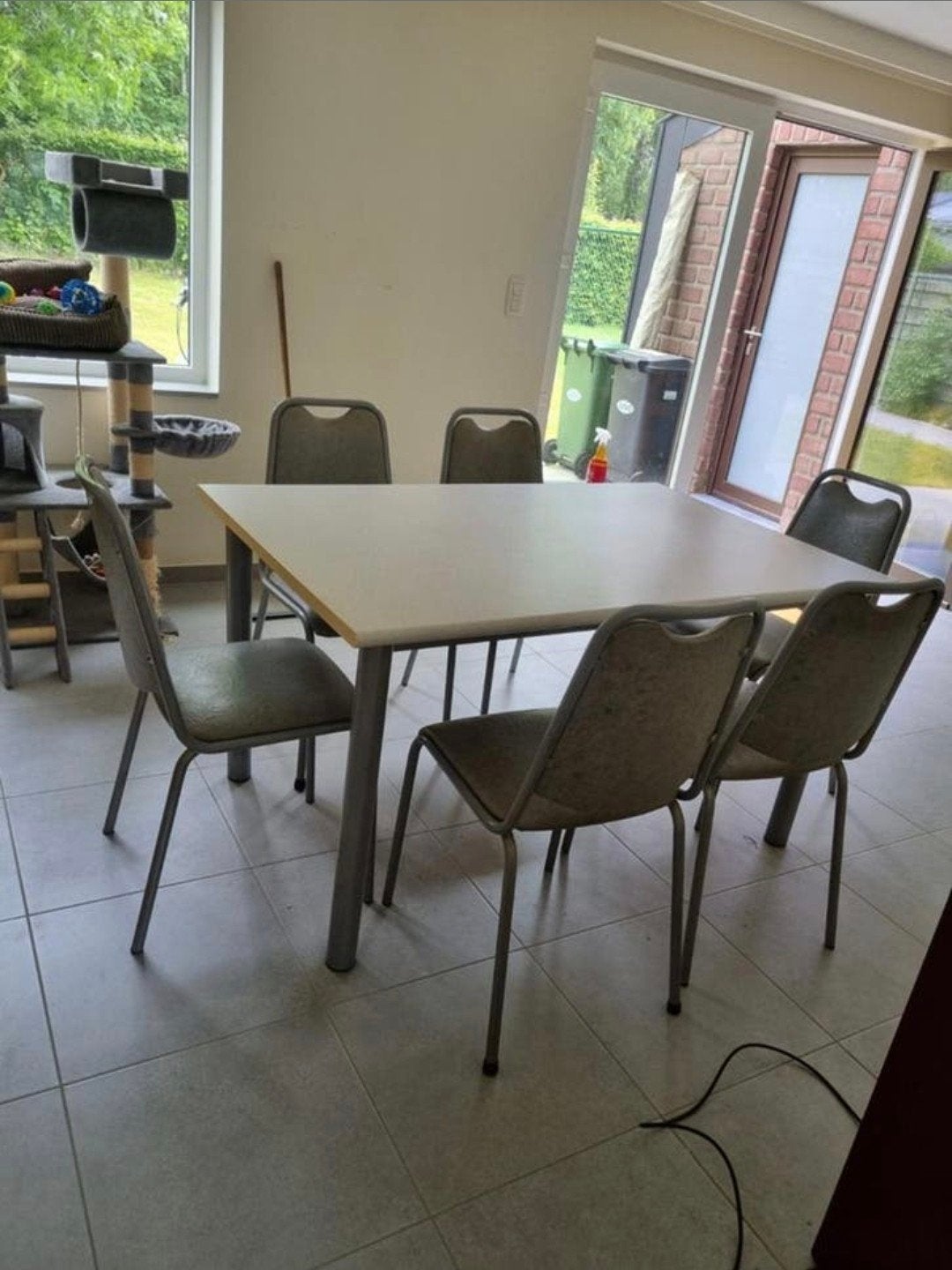 Eet tafel +6 stoelen, Huis en Inrichting, Ophalen