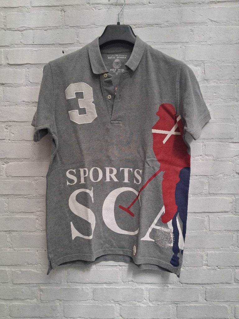 grijze polo scapa sports, Enlèvement ou Envoi, Porté, Taille 46 (S) ou plus petite