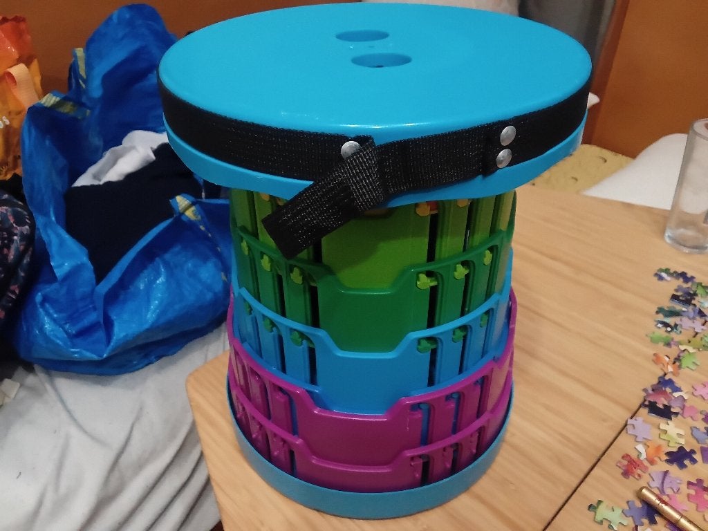 Randonnee Tabouret pliables, 2 tabourets, Comme neuf, Synthétique, Enlèvement