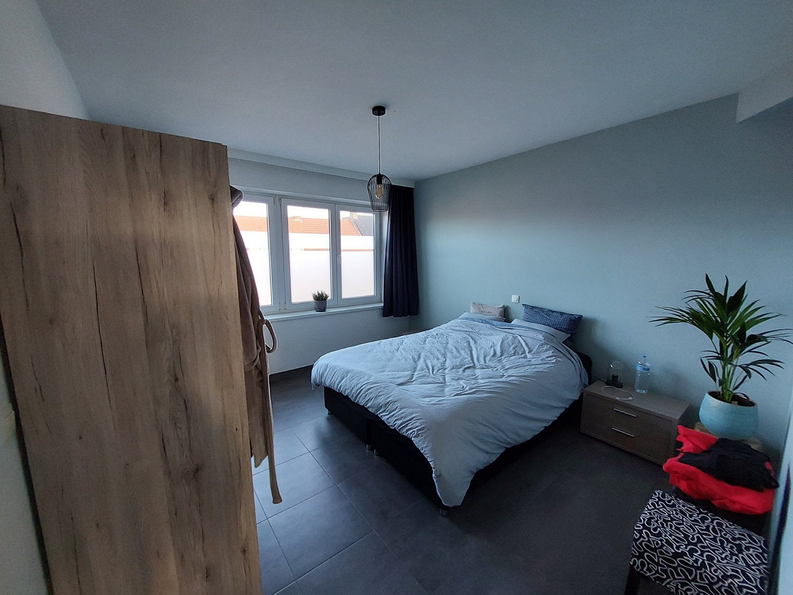 Zwarte boxspring 160x200 met opbergvak, Ophalen, Zwart, Tweepersoons, Zo goed als nieuw