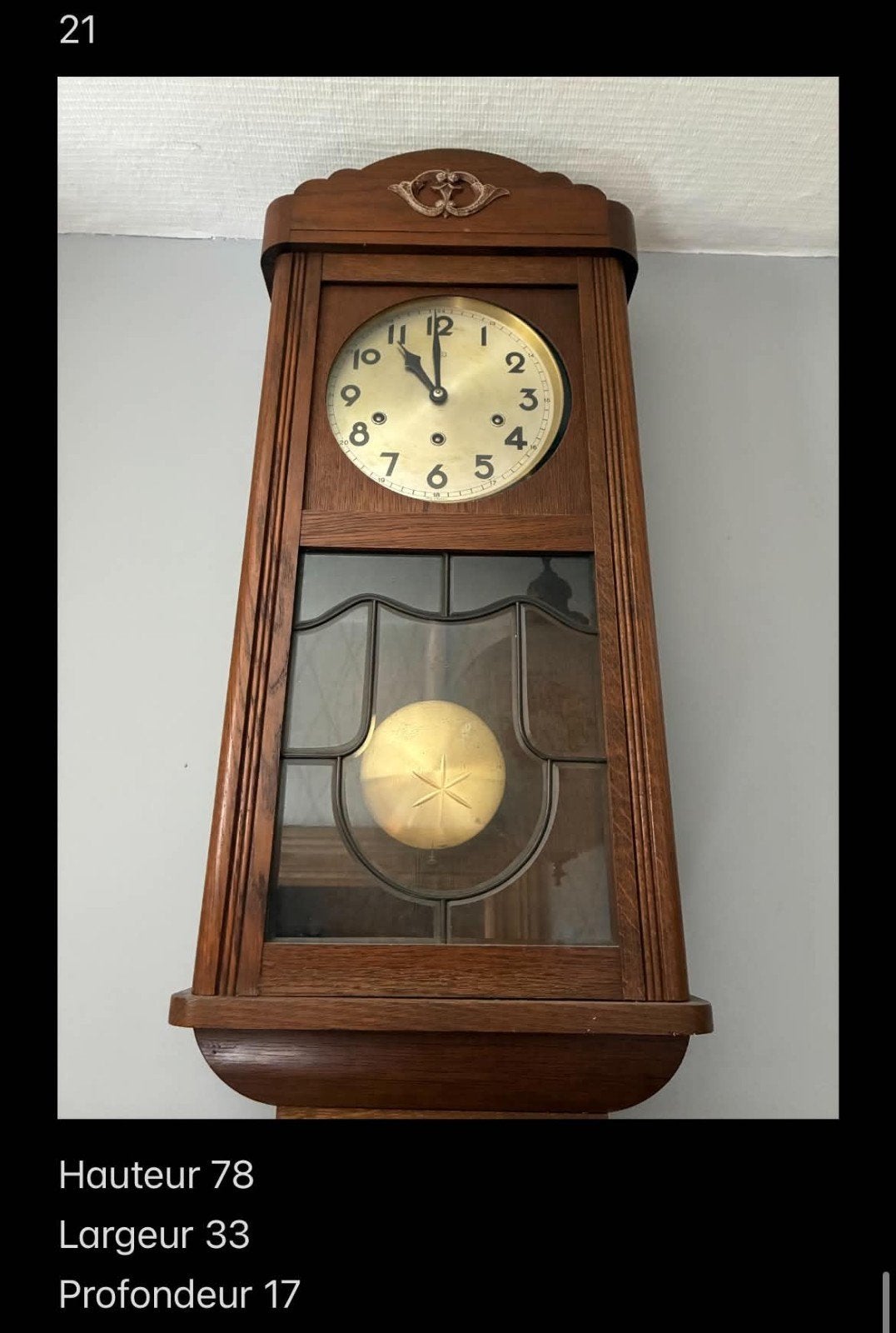 Horloge, Antiquités & Art, Enlèvement