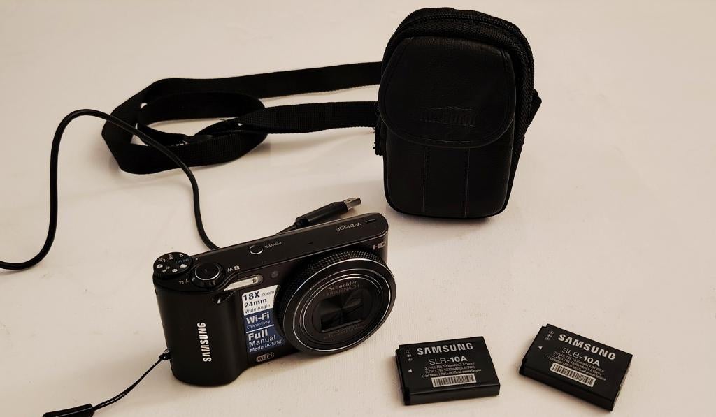 Compact Samsung WB150F Noir - Zoom 18x - Wi-Fi - Bel état !, Enlèvement, Utilisé, Compact, Samsung