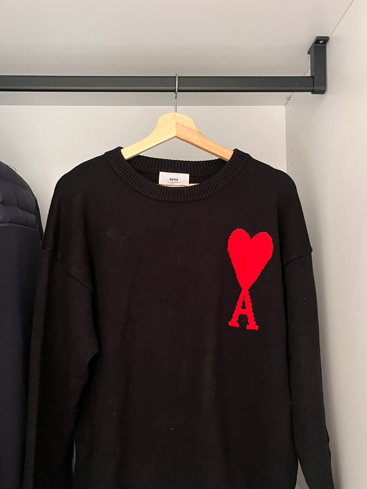 Ami paris sweater, Ophalen of Verzenden, Nieuw, Maat 52/54 (L), Zwart