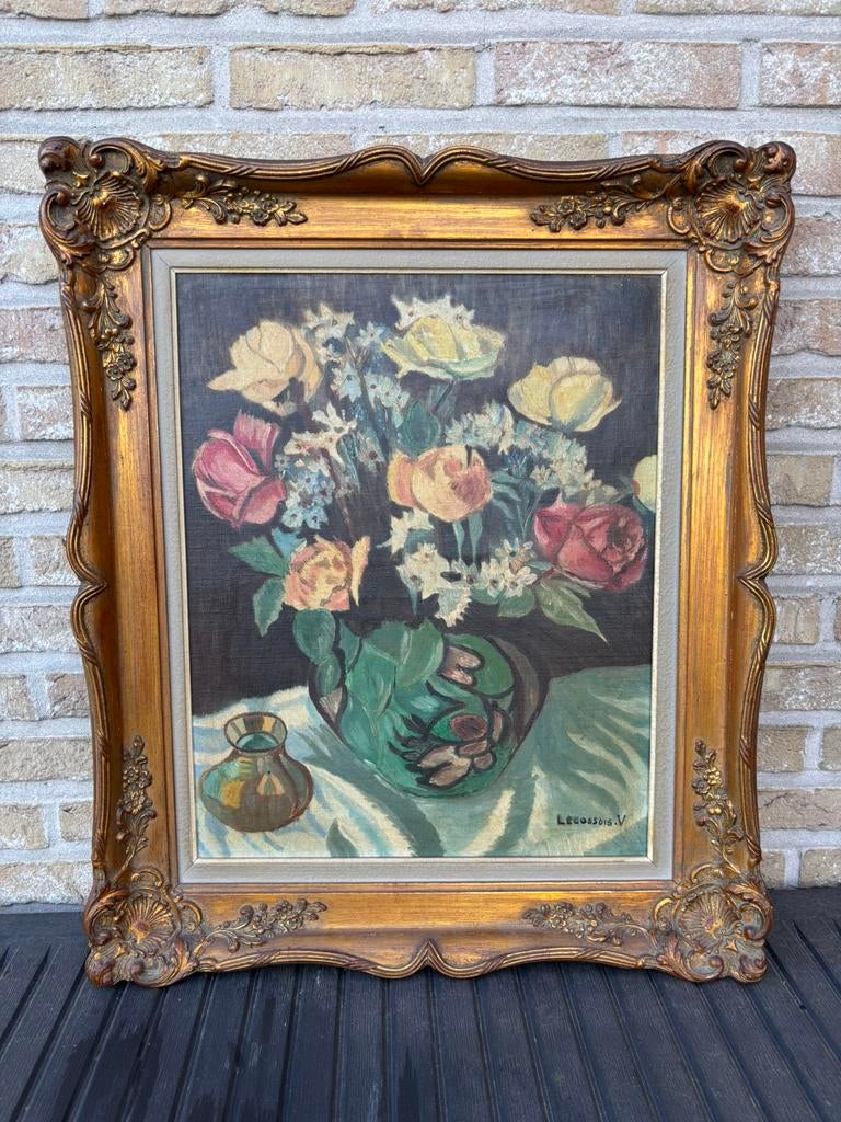 Prachtig schilderij van Victor Félix Lecossois (1897-1976), Antiek en Kunst, Kunst | Schilderijen | Klassiek, Ophalen of Verzenden