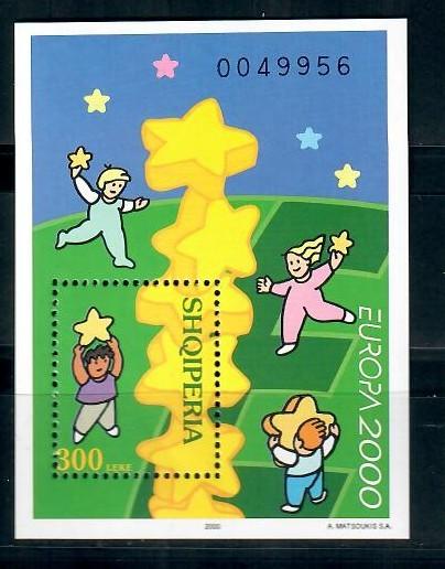 Albanie yvertnrs: blok 96 postfris, Timbres & Monnaies, Timbres | Timbres thématiques, Enlèvement ou Envoi, Non oblitéré, Autres thèmes
