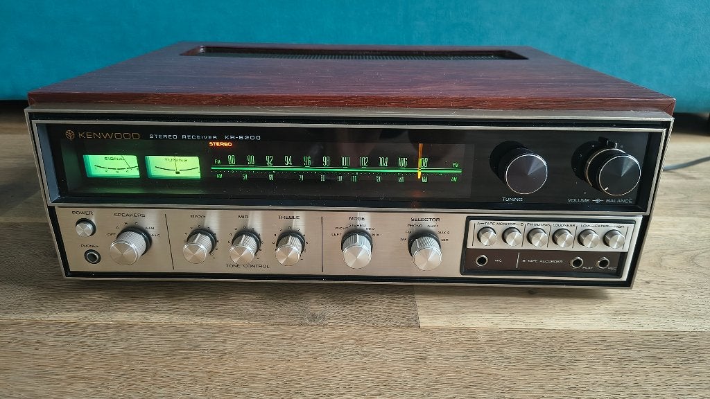 Kenwood KR-6200 AM/FM Stereo Receiver, Audio, Tv en Foto, Versterkers en Ontvangers, Ophalen of Verzenden, Gebruikt, Stereo, Overige merken