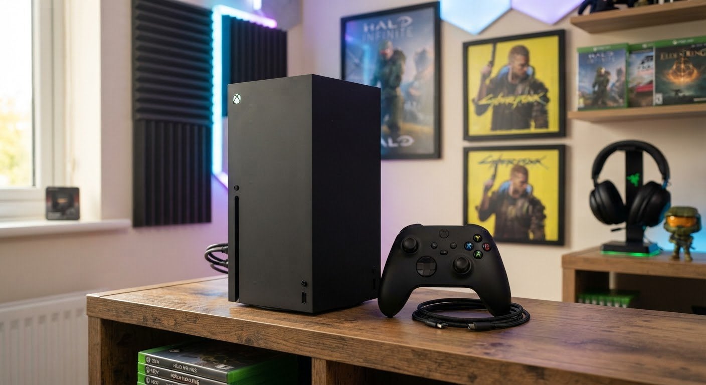 Console Xbox Series X état neuf avec manette et câbles., Games en Spelcomputers, Ophalen, Zo goed als nieuw, Xbox Series X