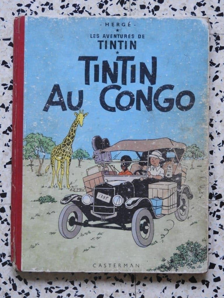 Tintin au Congo, Une BD, Enlèvement ou Envoi, Utilisé, Hergé.