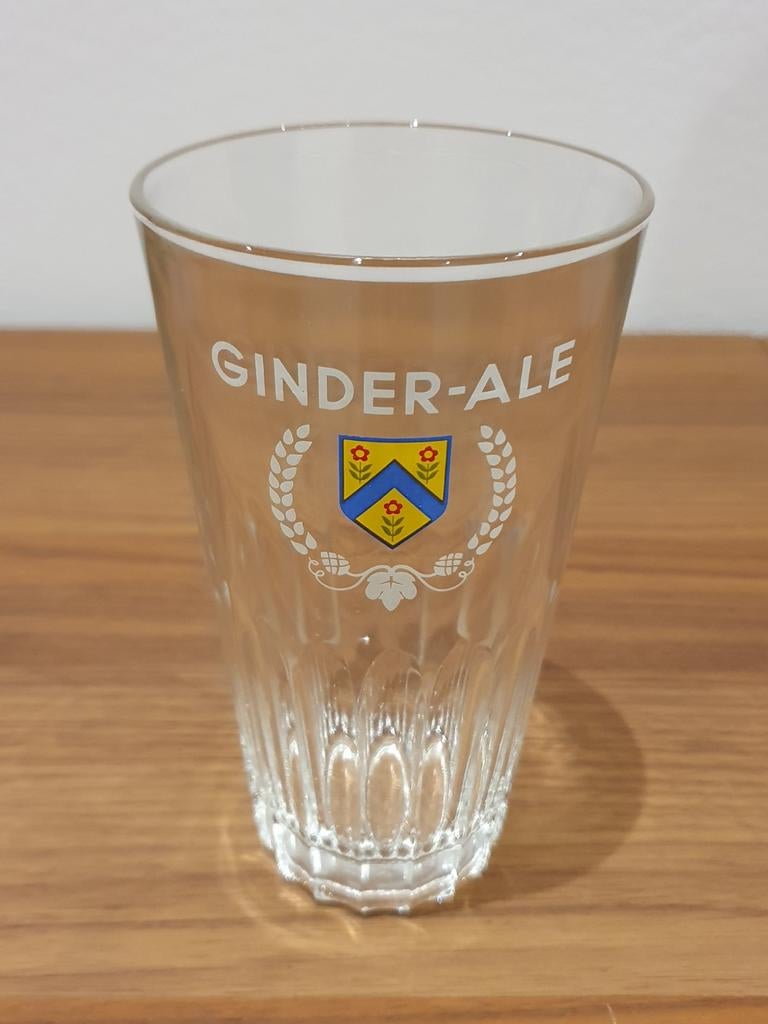 1x vintage Ginder-Ale glas, Verzamelen, Biermerken, Ophalen of Verzenden