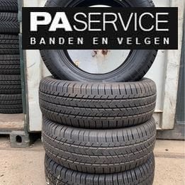 4x Michelin 215 60 16C verzwaarde zomerbanden 7,8 en 6,8 mm, Gebruikt, Velg(en), -, -