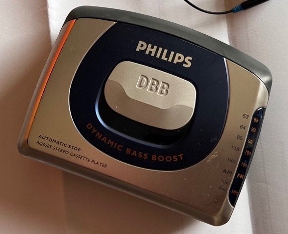 Vintage Philips AQ6585 Cassette Player, TV, Hi-fi & Vidéo, Walkman, Discman & Lecteurs de MiniDisc, Enlèvement, Walkman ou Baladeur