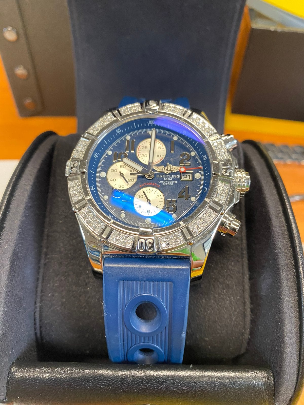 Diamant Breitling Avenger, Enlèvement ou Envoi, Comme neuf, Breitling