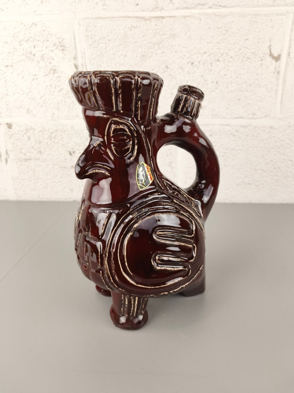 1960's Jules Guerin zoomorph beeld in keramiek, Ophalen of Verzenden, Art deco, Beeld