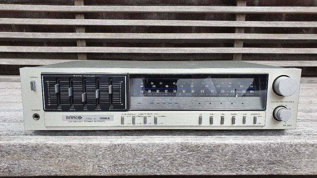 Fisher RS-220L Receiver, Audio, Tv en Foto, Zo goed als nieuw, Ophalen, Overige merken, Minder dan 60 watt