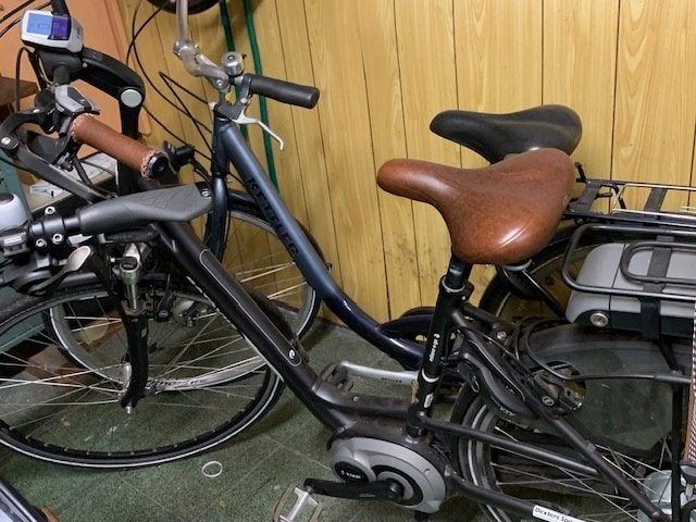 e-bike dames fiets zwart mat, Fietsen en Brommers, Gebruikt, 47 tot 50 cm, Versnellingen, Schijfrem