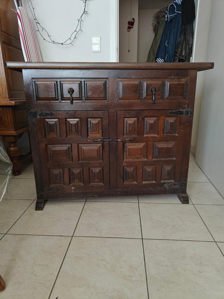 Antieke houten kast, Enlèvement, Utilisé, Moins de 50 cm, 75 cm ou plus
