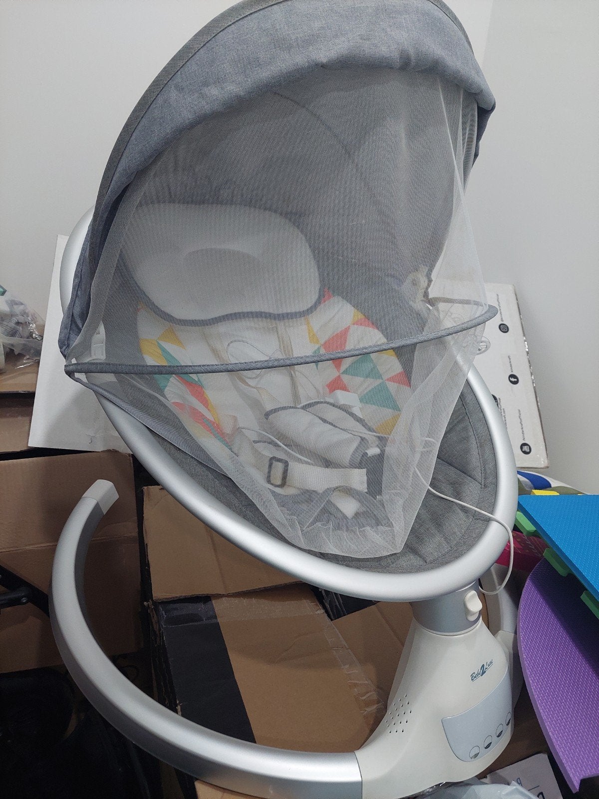 balancelle bébé2luxe, Enlèvement, Utilisé, Siège de balançoire, Avec ceinture(s)