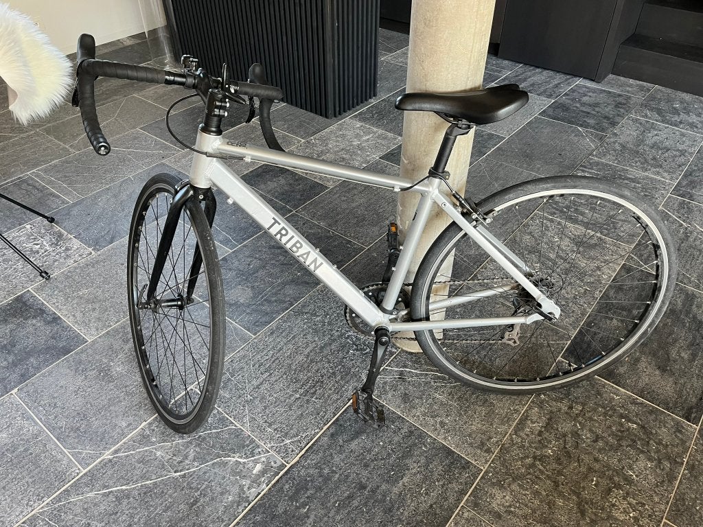 Koersfiets RC Triban 100 XS grijs model, Ophalen, Zo goed als nieuw