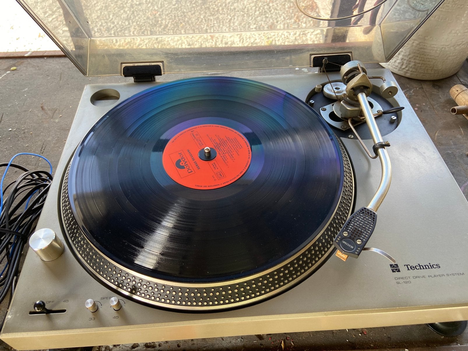 Technics SL-120 direct-drive platenspeler (zeldzaam), Ophalen, Platenspeler, Technics
