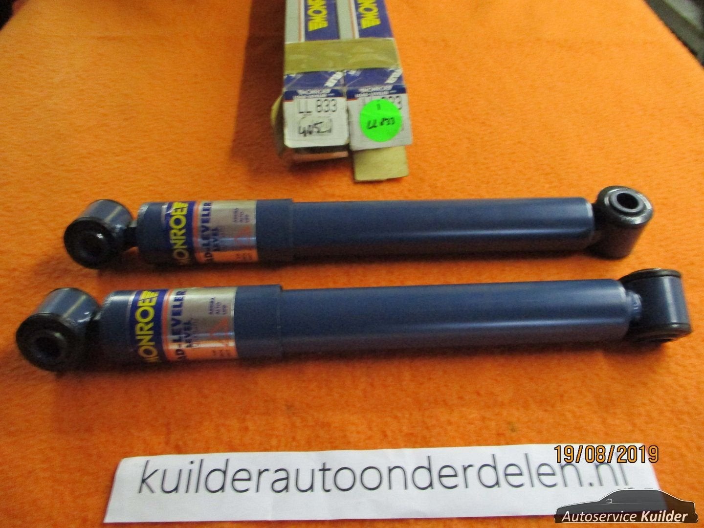 Nieuw set schokdempers achter Peugeot 405 I Monroe Gasdruk, Neuf, -, -, Peugeot