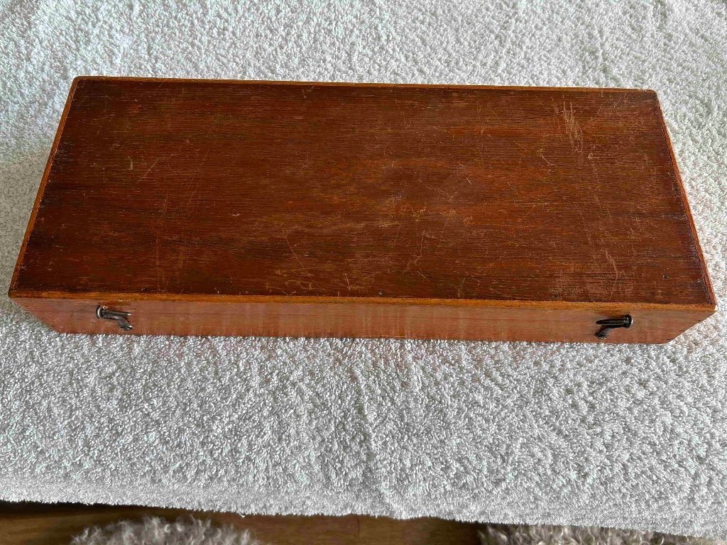 Prachtige houten dwarsfluit met ringkleppen van Laubé, Ophalen of Verzenden, Gebruikt, Dwarsfluit, Met koffer of tas