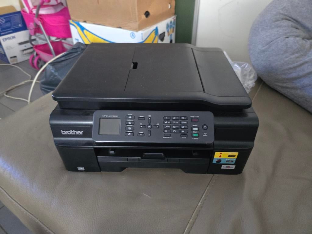 Brother MFC-J470DW all-in-one printer + extra inkt, Computers en Software, Printers, Ophalen, Gebruikt, Printer, Inkjetprinter