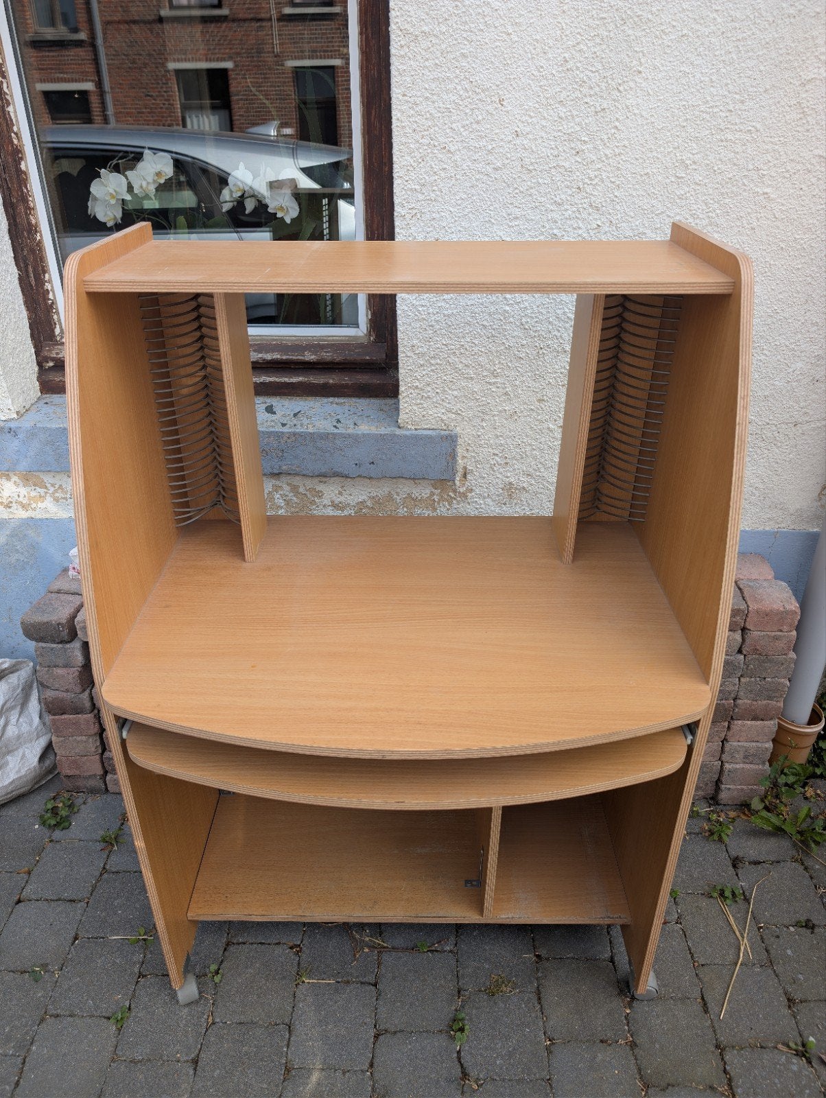 bureau à roulettes pour pc, Enlèvement, Avec roues, Utilisé, Bureau d'ordinateur