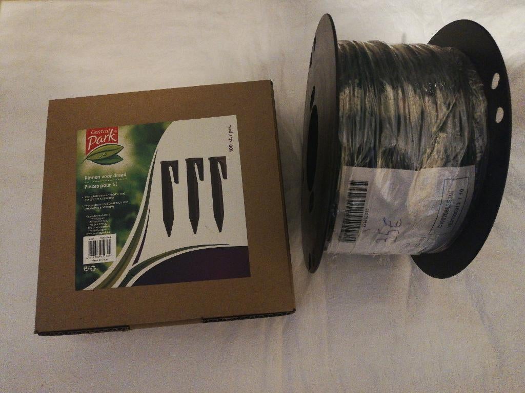 cable périphérique + piquets pour robot tondeuse, Enlèvement, Neuf