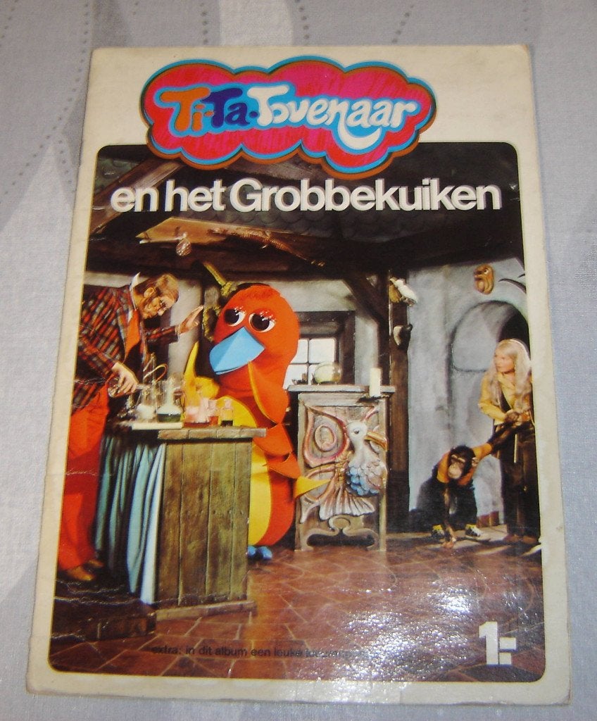 Chromo Album TiTa Tovenaar en het Grobbelkuiken, Boeken, Prentenboeken en Plaatjesalbums, Verzenden, Gelezen, Albert Heijn, Plaatjesalbum