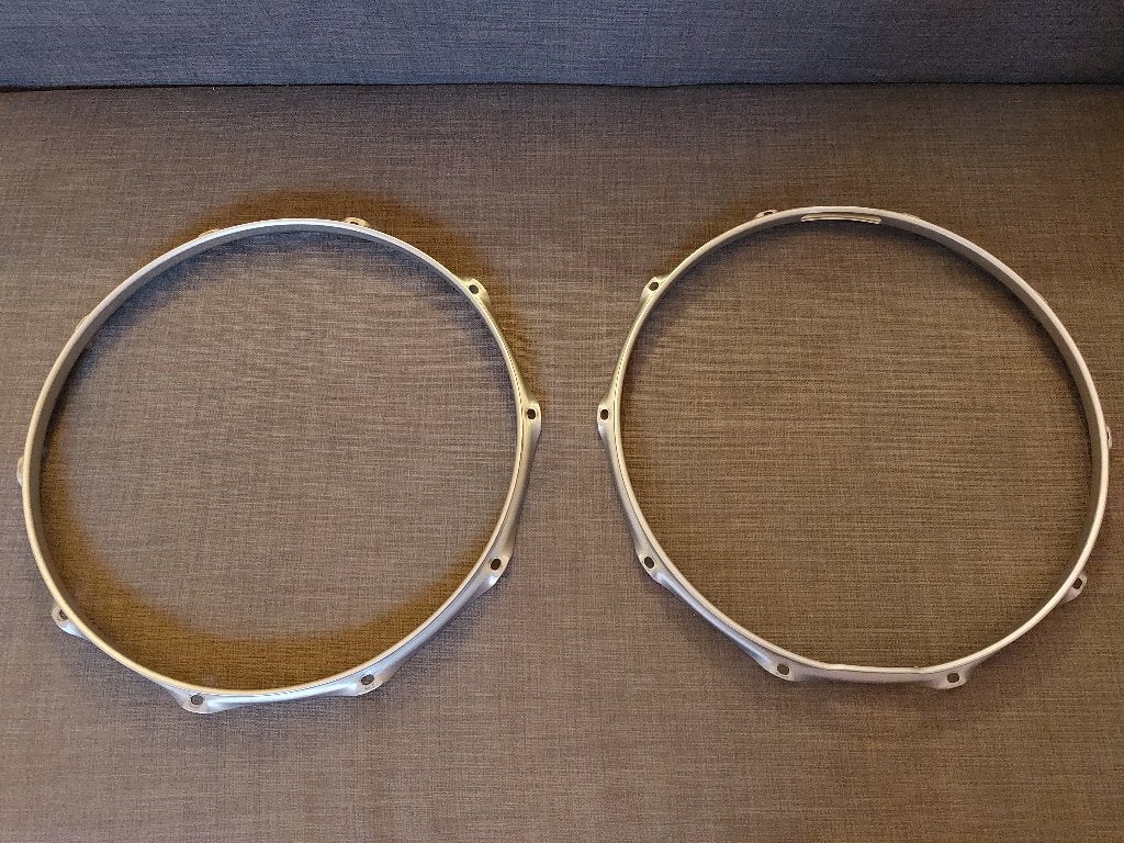 Ludwig Acrolite - Hoops 14" - Satin chrome (rare), Muziek en Instrumenten, Drumstellen en Slagwerk, Ophalen of Verzenden, Zo goed als nieuw
