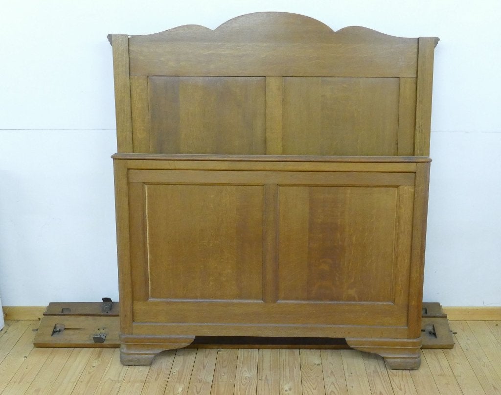 Lit en bois classique (lit double de 120 cm), Maison & Meubles, Chambre à coucher | Lits, Utilisé, Queen size, 120 cm, 190 cm ou moins