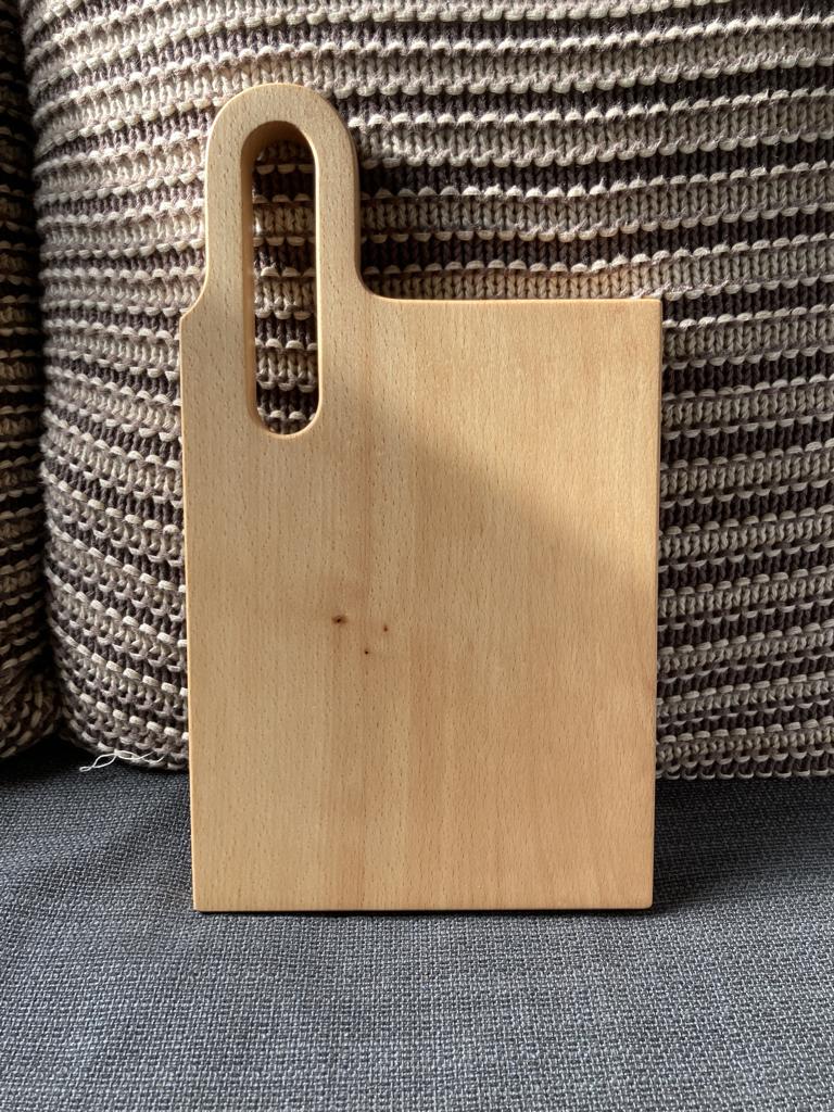 Handgemaakte houten serveerplank, Huis en Inrichting, Woonaccessoires | Overige, Nieuw, Hout, Ophalen of Verzenden