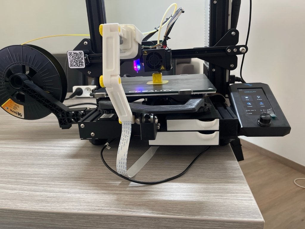 Creality Ender 3 V2/optioneel OctoPrint / Raspberry Pi 4, Computers en Software, 3D Printers, Ophalen, Gebruikt, Ingebouwde Wi-Fi