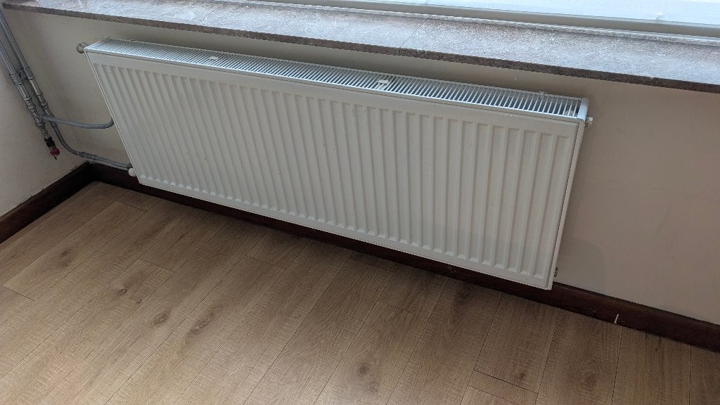 2 D-Radiatoren Type 22 (H50cm–L80, 140cm). Goede staat, Bricolage & Construction, 800 watts ou plus, Enlèvement, Utilisé, Haut rendement (HR)