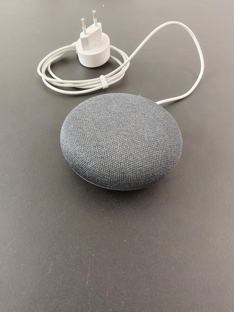 Google Nest Mini (2e generatie) - charcoal, Audio, Tv en Foto, Ophalen, Zo goed als nieuw