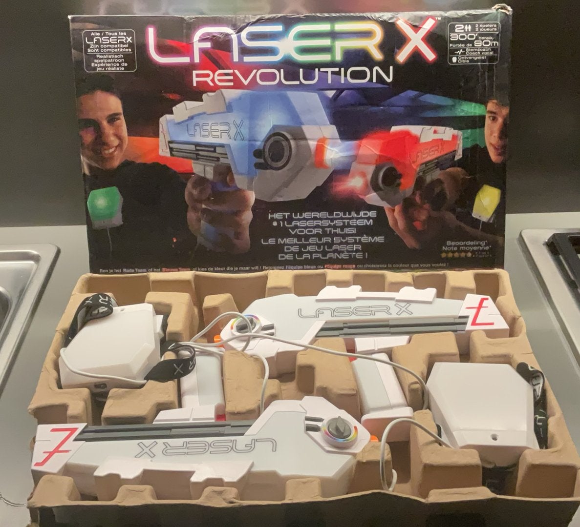 Laser X Revolution Double Blasters, Ophalen, Zo goed als nieuw