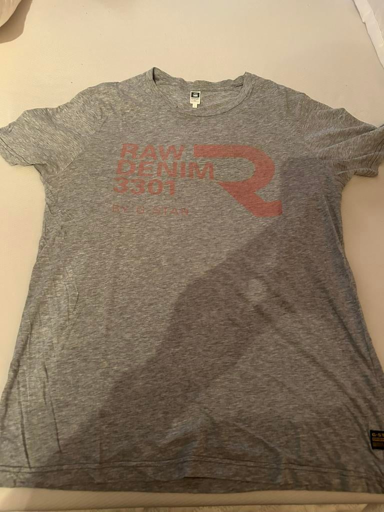 G-Star Raw T-shirt, Ophalen of Verzenden, Gedragen, Maat 48/50 (M), Grijs