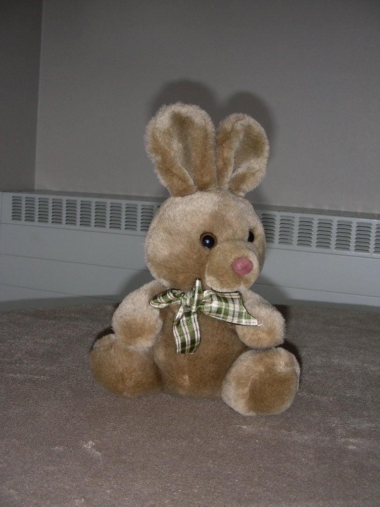 Knuffel zittend bruin konijn, H=25 cm (nieuw), Kinderen en Baby's, Speelgoed | Knuffels en Pluche, Ophalen of Verzenden, Middelgroot (20 tot 80 cm)