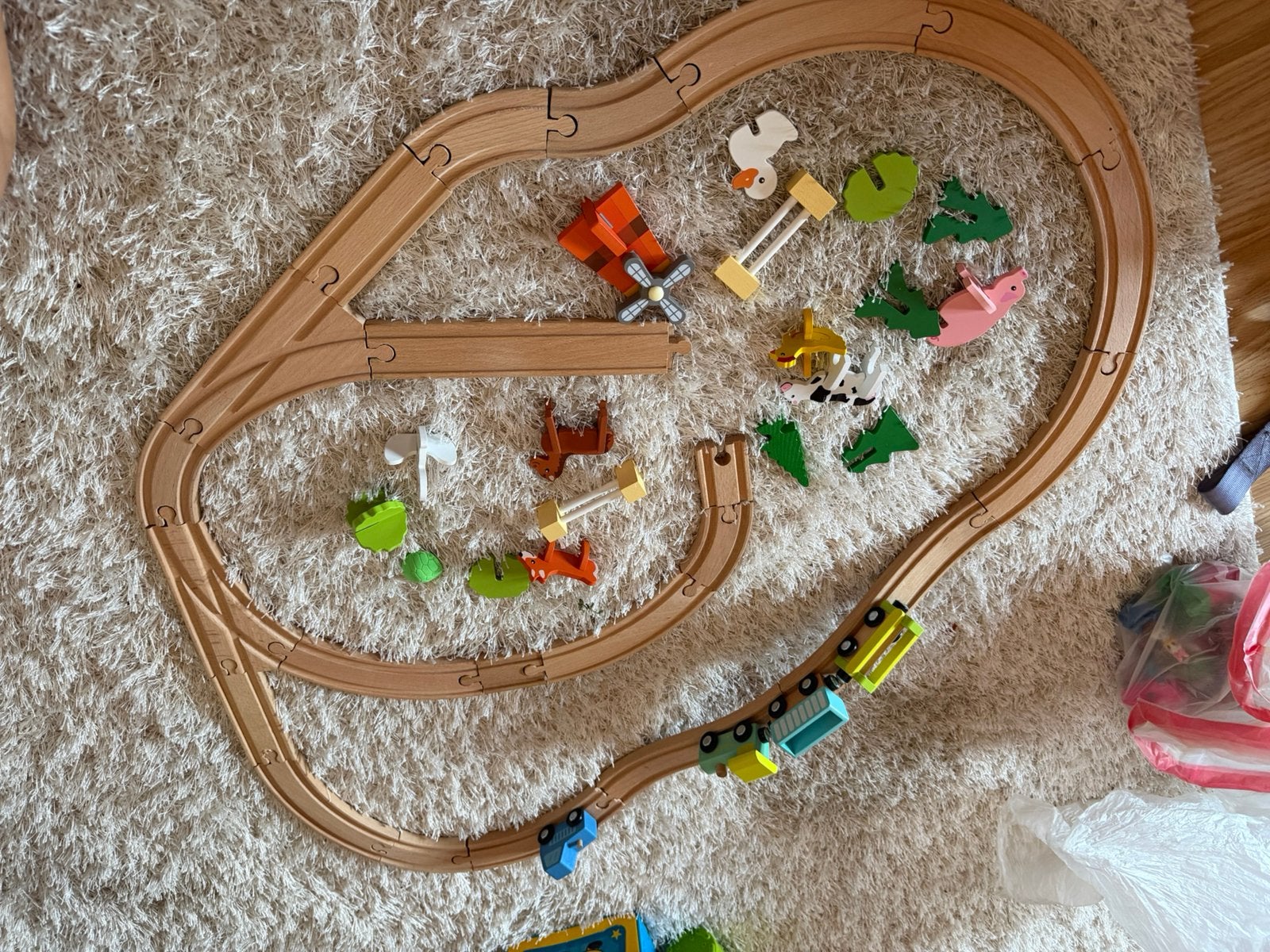 Houten trein, Ophalen of Verzenden, Zo goed als nieuw