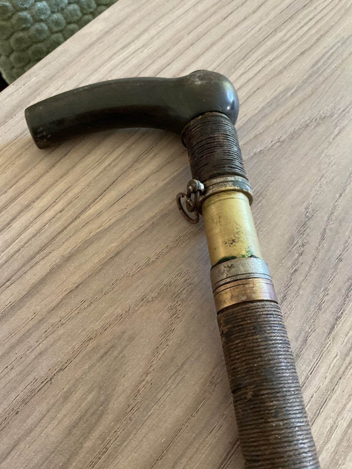 Wandelstok antiek (systeemstok uit 1870), Ophalen of Verzenden, Gebruikt