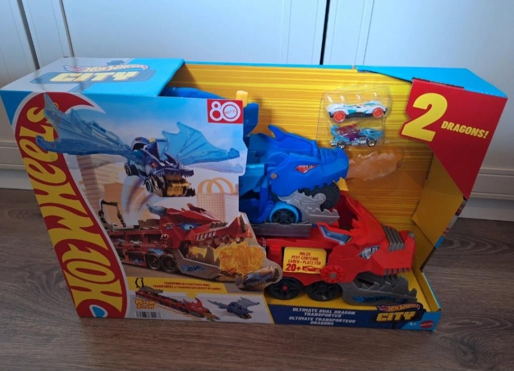 Hot wheels ultieme dubbele draak transportvoertuig, Ophalen, Nieuw