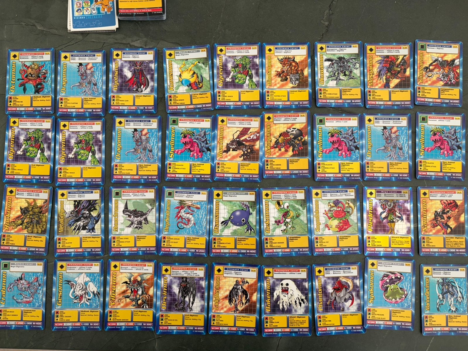 Digimon kaarten, Ophalen, Gebruikt, Meerdere kaarten