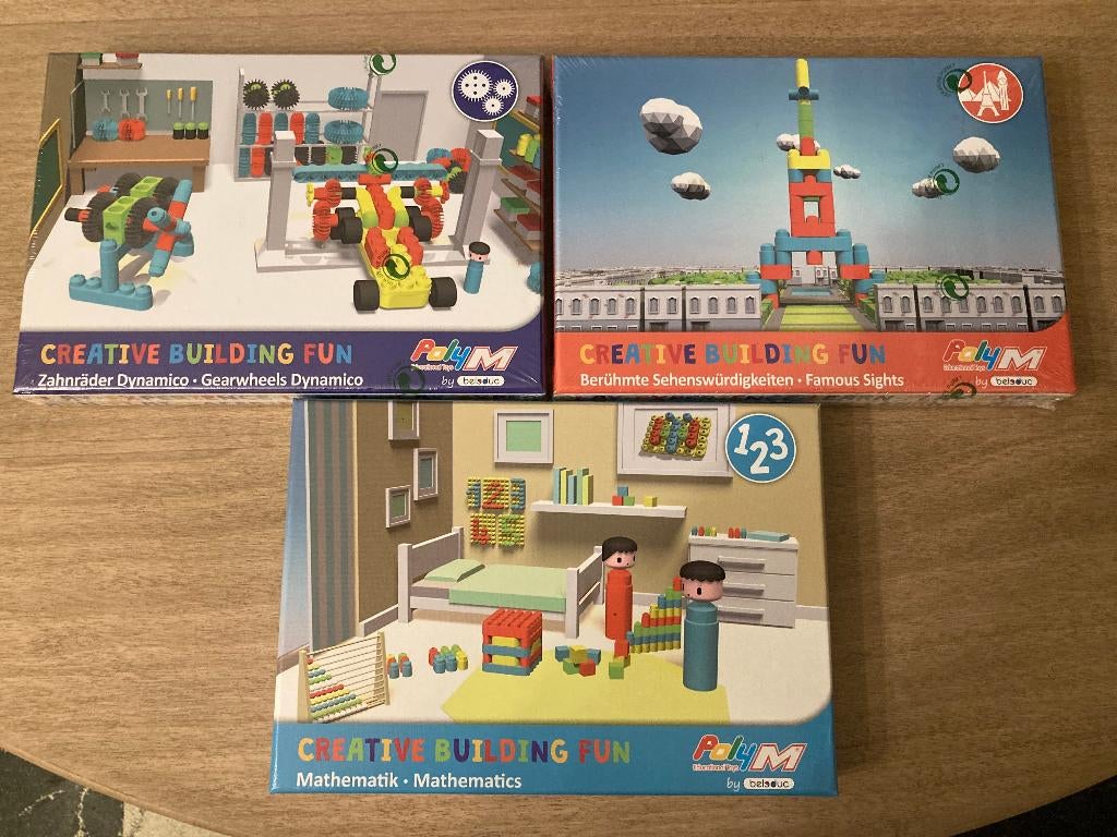 PolyM constructiespeelsets- Beleduc, Ophalen of Verzenden, Nieuw, Overige merken