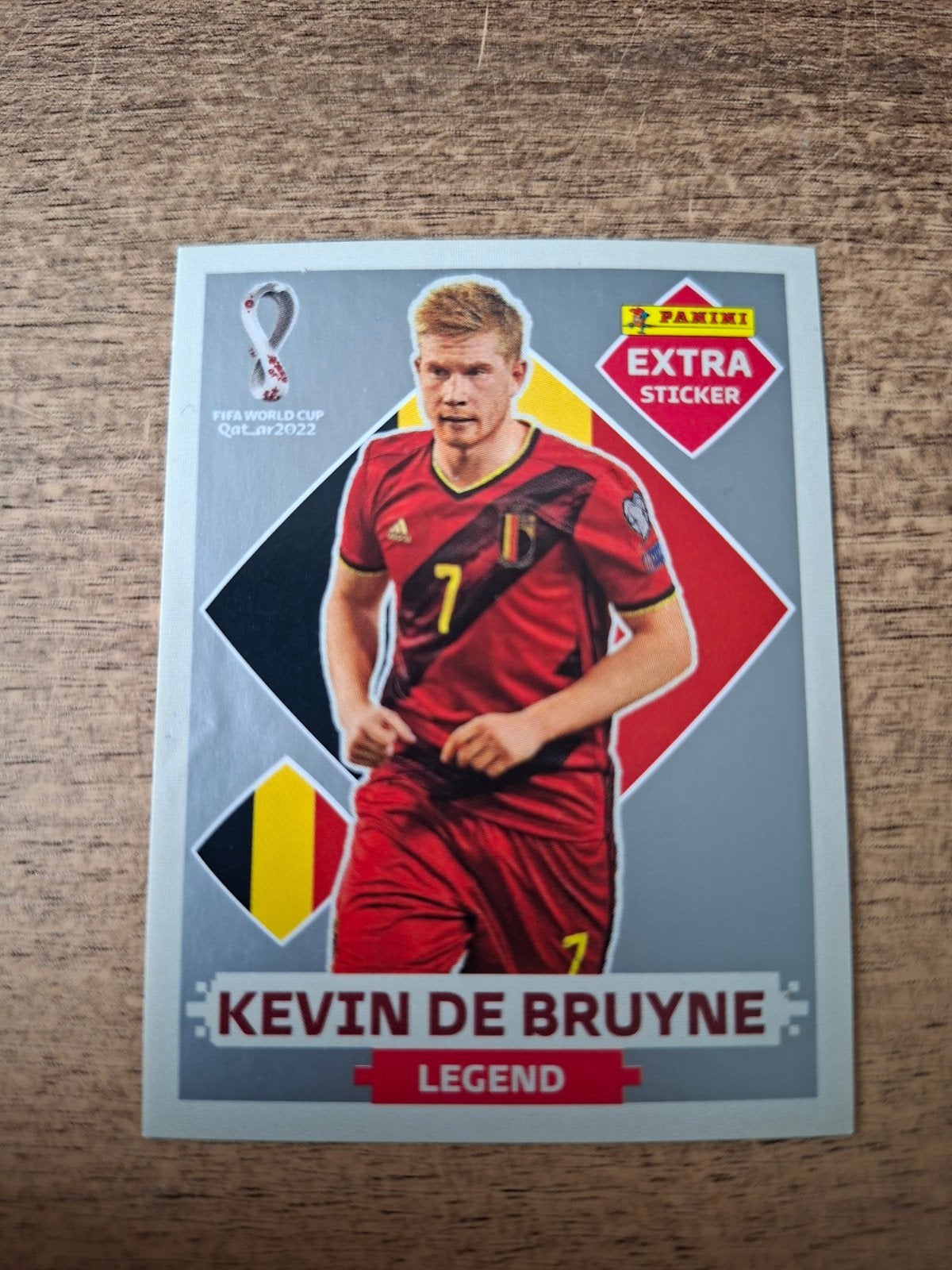Panini, WK World Cup 22, Extra, De Bruyne, Zilver., Collections, Articles de Sport & Football, Enlèvement ou Envoi
